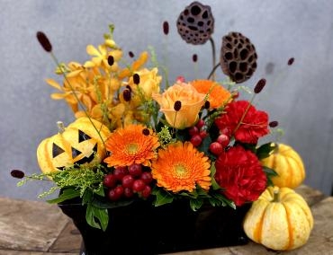 Happy Halloween！かぼちゃのアレンジ｜「東京ガーデン」　（東京都港区の花キューピット加盟店 花屋）のブログ