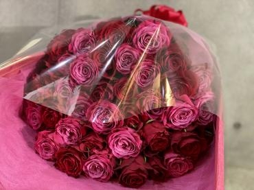 飲食店のオーナーさまへ～ロマンチックなバラの花束～｜「東京ガーデン」　（東京都港区の花キューピット加盟店 花屋）のブログ